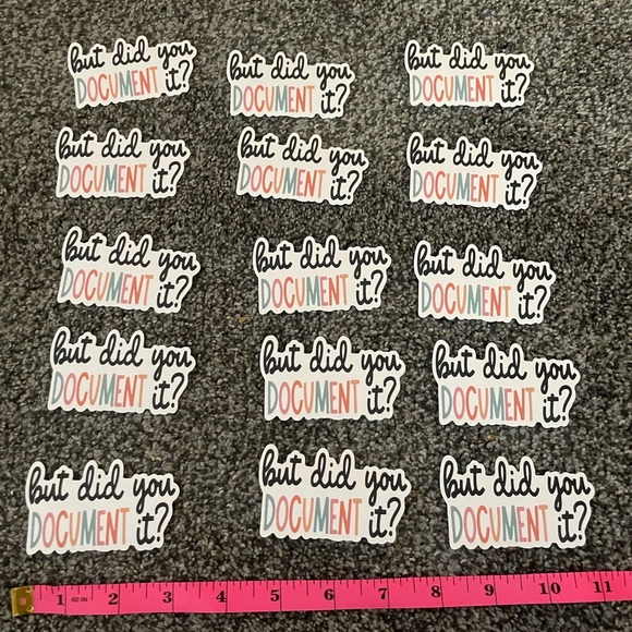 Did you document it? Stickers - Picture 1 of 2